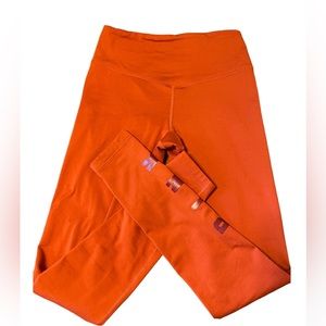 PINK Cozy Leggings. XS. Burnt orange